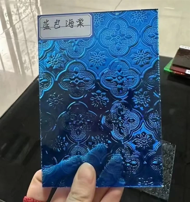 Coloured Patterned Glass